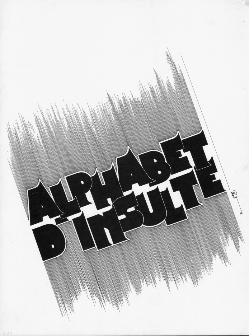 Alphabet d'insulte Planche #01 par illenurb
